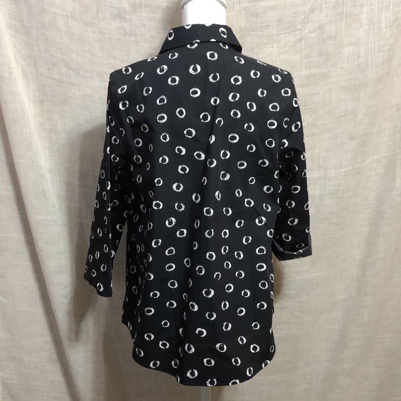 Chico’s Cotton Collard Top - Picture 6 of 8